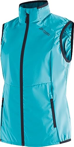 Maier Sports Damen Brims Weste, teal pop-night sky, 46 von Maier Sports