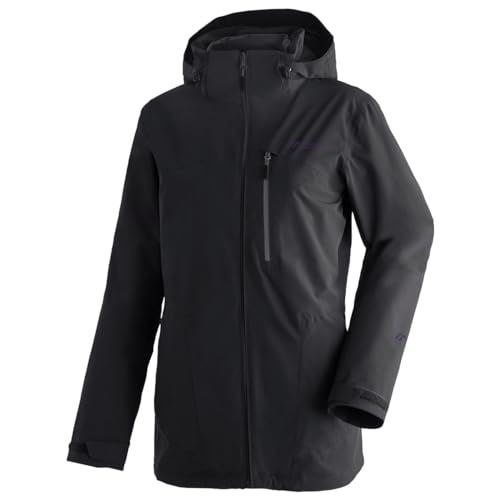 Maier Sports Damen Doppeljacke Ribut Long black 40 von Maier Sports