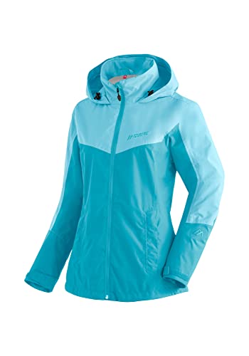 Maier Sports Damen Funktionsjacke Partu teal pop-spray 38 von Maier Sports