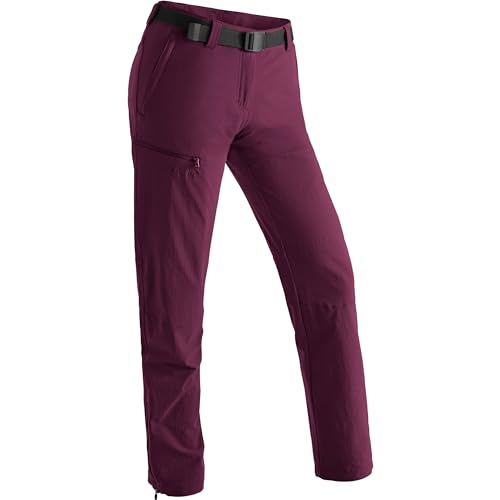 Maier Sports Damen Inara Slim Stretch Hose, Cherry Wine, M von Maier Sports