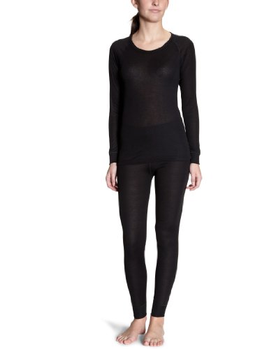 Maier Sports Damen Lena Baselayer-Set, Black, XS von Maier Sports