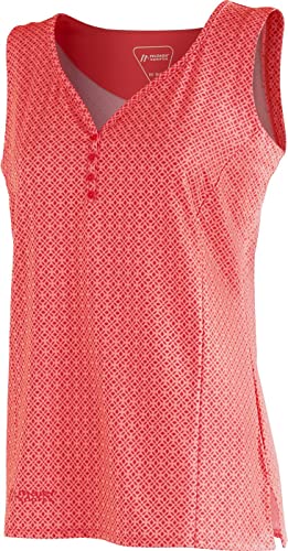 Maier Sports Damen Pandy Top, red Allover, 44 von Maier Sports