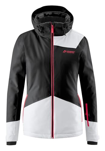 Maier Sports Damen Silvia Skijacke 510024 schwarz-Weiss 40 von Maier Sports