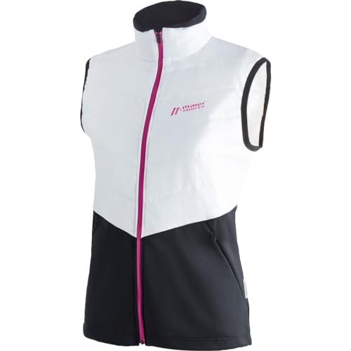 Maier Sports Damen Skjoma Weste, White-Black-Magen, 40 von Maier Sports