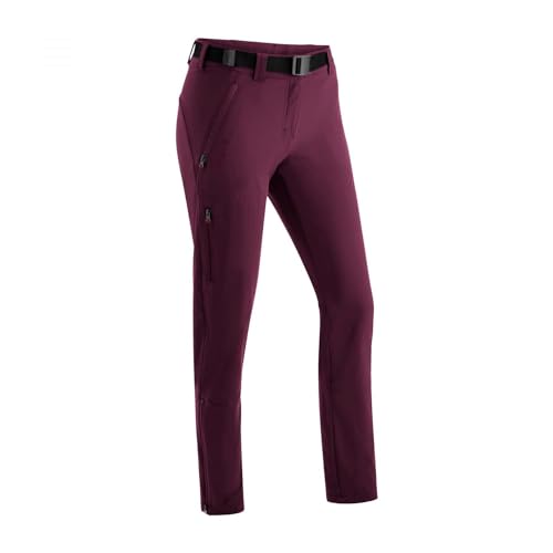 Maier Sports Damen Trekkinghose Lana Slim Cherry Wine 40 von Maier Sports