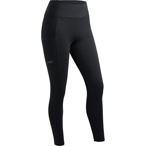 Maier Sports Damen WinterWrap Tights, Black, S von Maier Sports