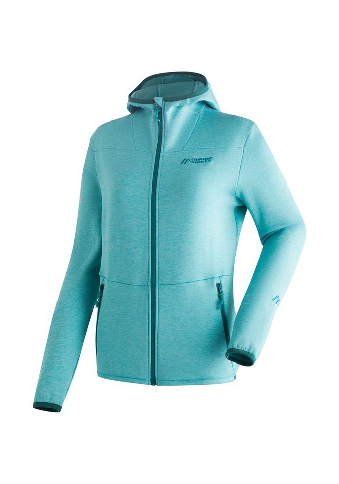 Maier Sports Fleecejacke Fave W Damen Fleece mit verstellbarer Kapuze, atmungsaktiver Zip-Hoodie von Maier Sports