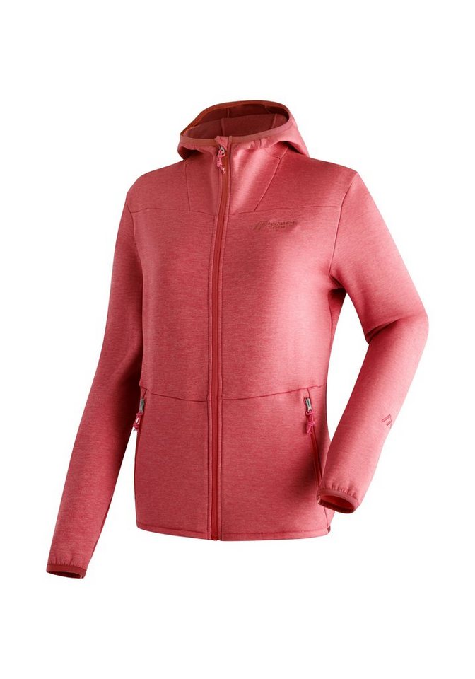 Maier Sports Fleecejacke Fave W Damen Fleece mit verstellbarer Kapuze, atmungsaktiver Zip-Hoodie von Maier Sports