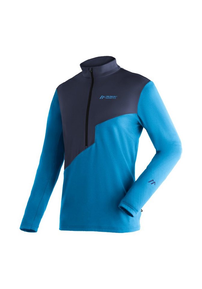 Maier Sports Fleecepullover Astun Jersey Herren Midlayer, Half-Zip Fleece mit aufgerauter Innenseite von Maier Sports