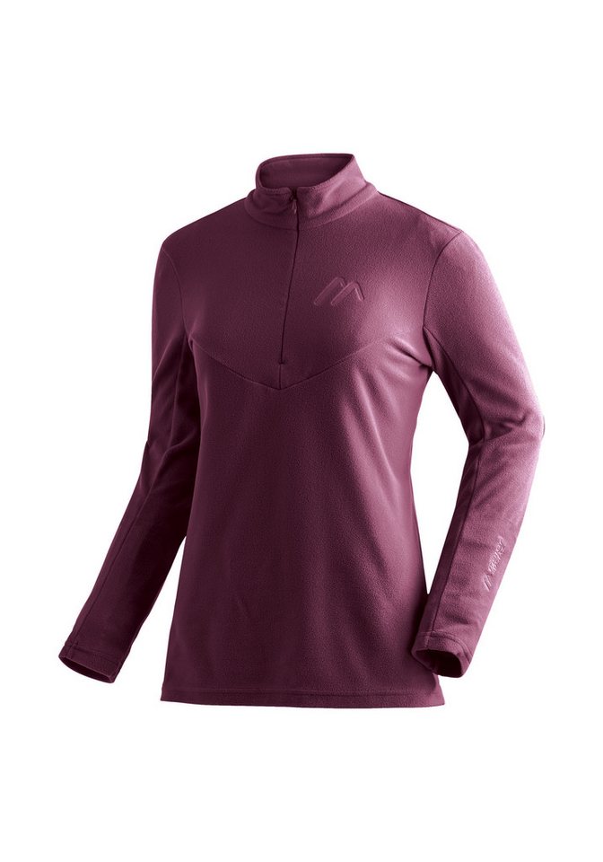Maier Sports Fleecepullover Denise HZ W Damen Midlayer, pflegeleichtes Half-Zip Fleece von Maier Sports