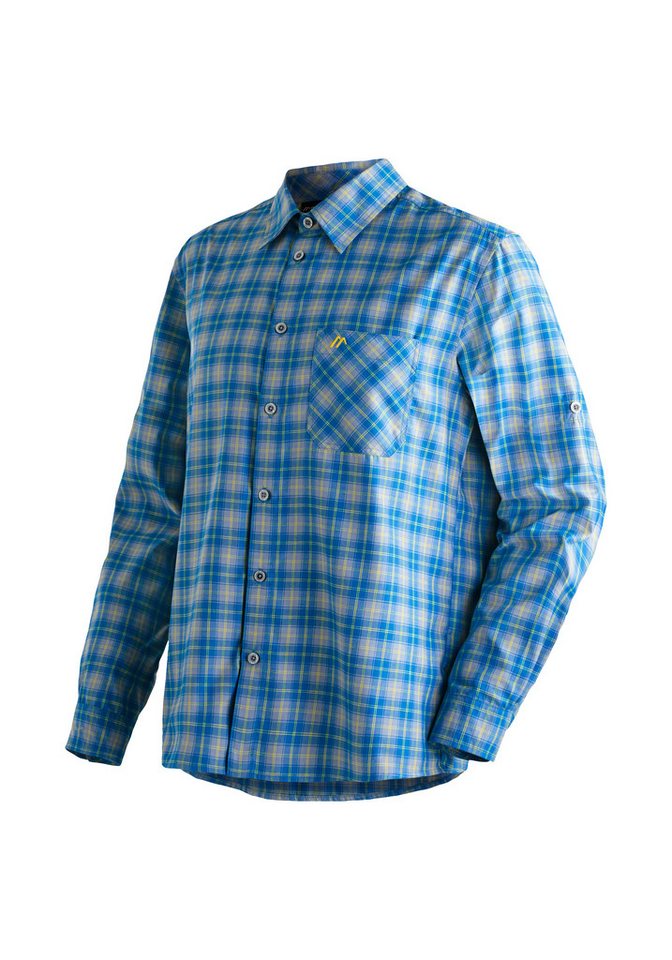 Maier Sports Funktionshemd Claas Herren Hemd, langarm Karohemd für Outdoor und Freizeit von Maier Sports