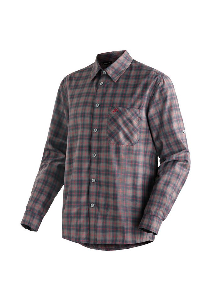 Maier Sports Funktionshemd Claas Herren Hemd, langarm Karohemd für Outdoor und Freizeit von Maier Sports