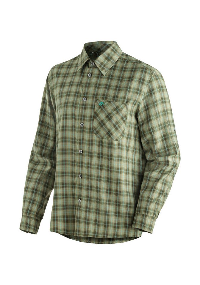 Maier Sports Funktionshemd Claas Herren Hemd, langarm Karohemd für Outdoor und Freizeit von Maier Sports