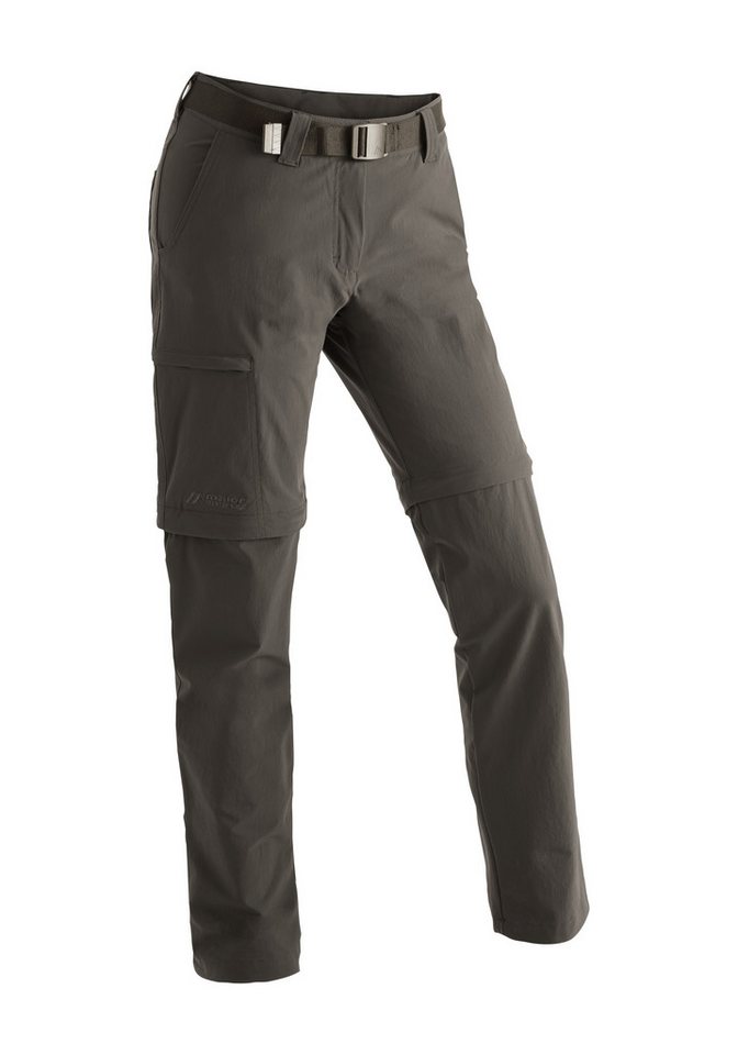 Maier Sports Funktionshose Inara slim zip Damen Wanderhose, zipp-off Outdoor-Hose, 4 Taschen, Slim Fit von Maier Sports