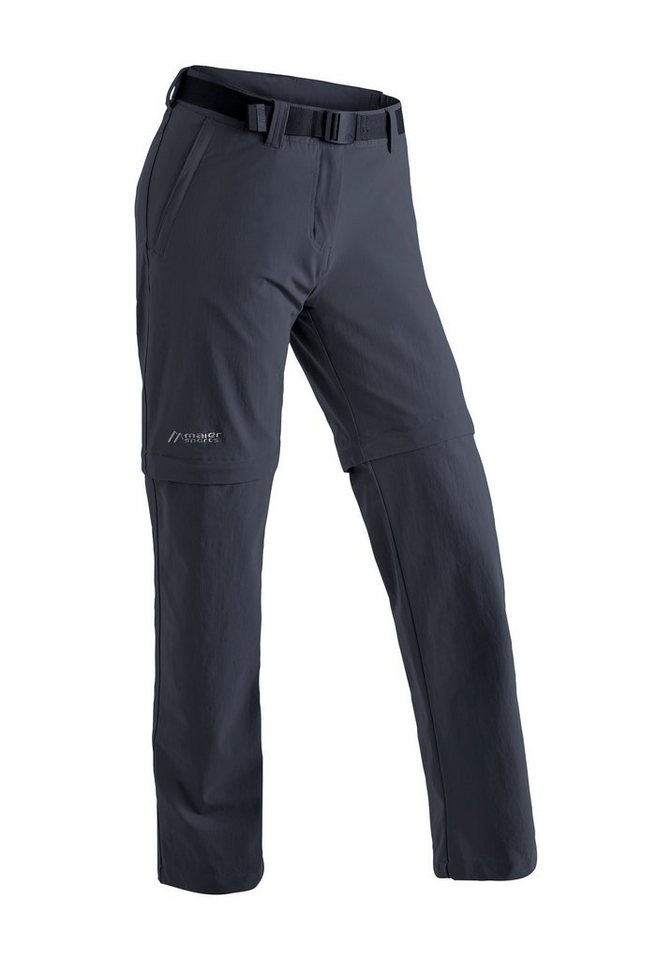 Maier Sports Funktionshose Nata 2 Damen Wanderhose, zipp-off Outdoor-Hose, 3 Taschen, Regular Fit von Maier Sports