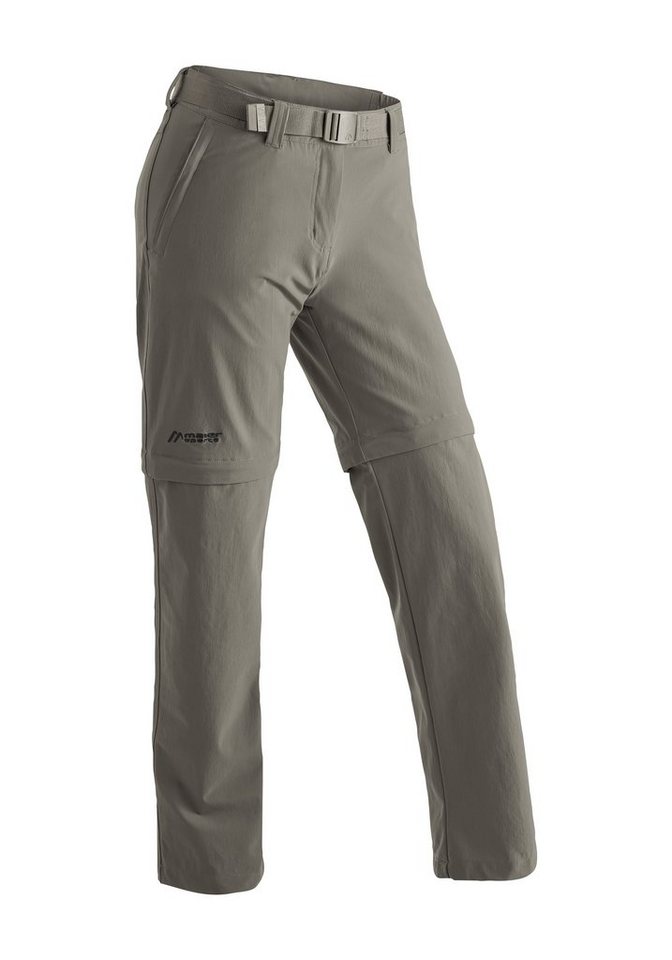 Maier Sports Funktionshose Nata 2 Damen Wanderhose, zipp-off Outdoor-Hose, 3 Taschen, Regular Fit von Maier Sports