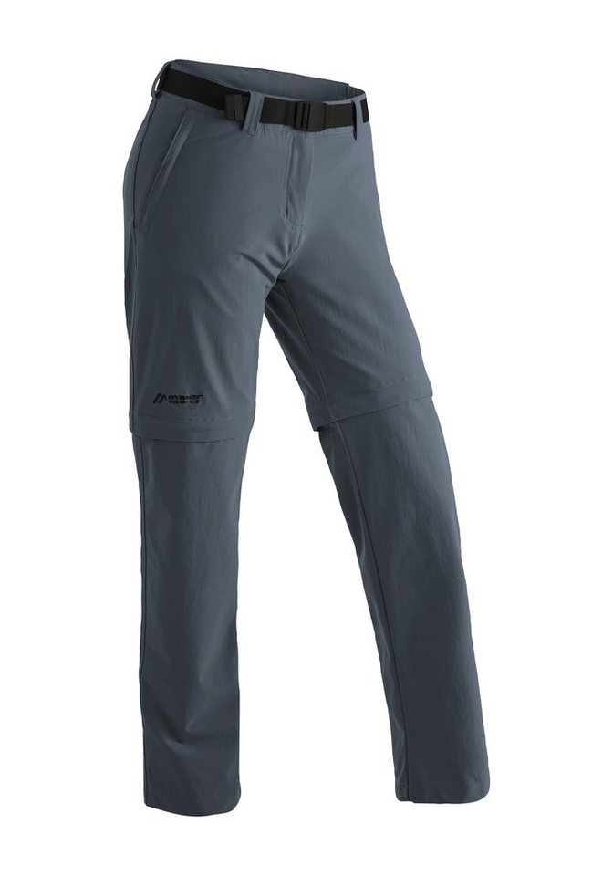 Maier Sports Funktionshose Nata 2 Damen Wanderhose, zipp-off Outdoor-Hose, 3 Taschen, Regular Fit von Maier Sports