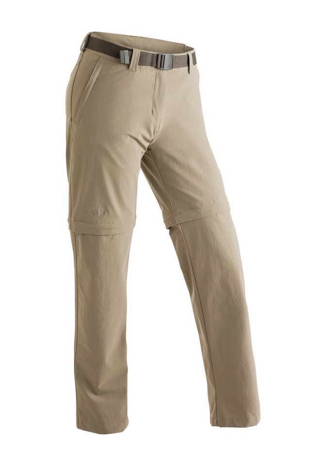 Maier Sports Funktionshose Nata 2 Damen Wanderhose, zipp-off Outdoor-Hose, 3 Taschen, Regular Fit von Maier Sports