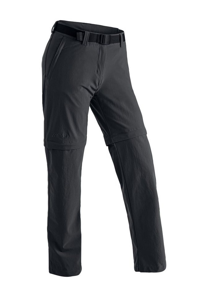 Maier Sports Funktionshose Nata 2 Damen Wanderhose, zipp-off Outdoor-Hose, 3 Taschen, Regular Fit von Maier Sports