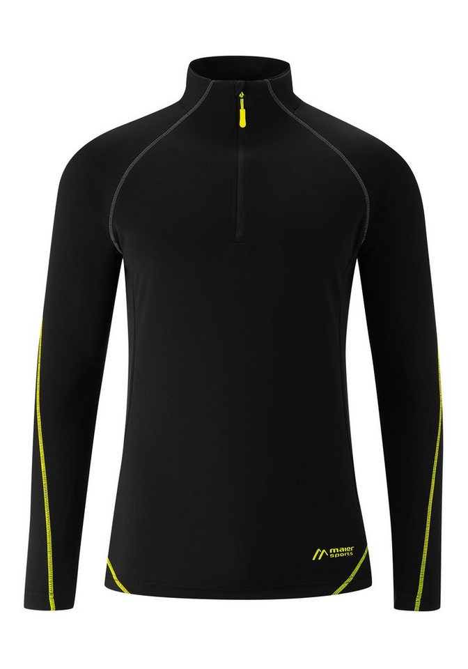 Maier Sports Funktionsshirt Roger funktionaler Herren Midlayer für Outdoor Touren und Ausflüge von Maier Sports