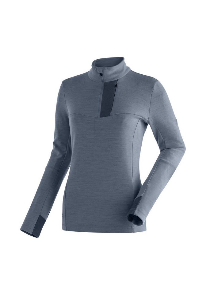 Maier Sports Funktionsshirt Skutvik HZ W funktionaler Midlayer für Damen, hohe Atmungsaktivität von Maier Sports