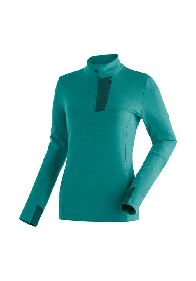 Maier Sports Funktionsshirt Skutvik HZ W funktionaler Midlayer für Damen, hohe Atmungsaktivität von Maier Sports