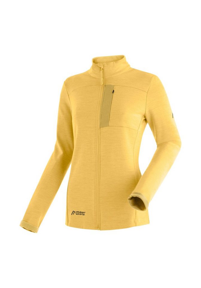 Maier Sports Funktionsshirt Skutvik W Midlayer-Jacke für Damen, ideal für Outdoor-Aktivitäten von Maier Sports