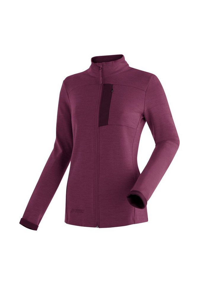 Maier Sports Funktionsshirt Skutvik W Midlayer-Jacke für Damen, ideal für Outdoor-Aktivitäten von Maier Sports