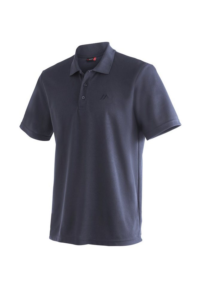 Maier Sports Funktionsshirt Ulrich Herren Wandershirt, bequemes Polo-Shirt für Wandern und Freizeit von Maier Sports