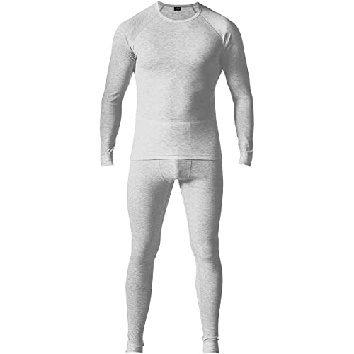 Maier Sports Herren Adrian Baselayer-Set, Silber Melange, L von Maier Sports