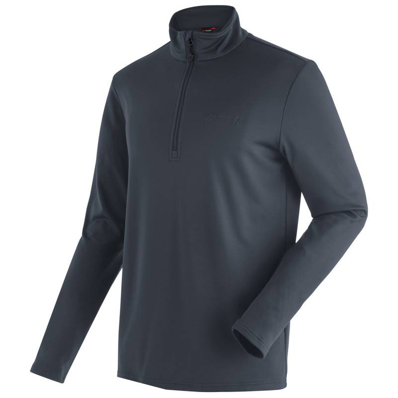 Maier Sports Langarmshirt Große Größe Herren Funktions-Langarmshirt dunkelgrau Felix von Maier Sports
