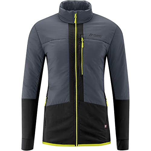 Maier Sports M Evenes Pl Colorblock-Blau - PrimaLoft Winddichte atmungsaktive Herren PrimaLoft Isolationsjacke, Größe von Maier Sports