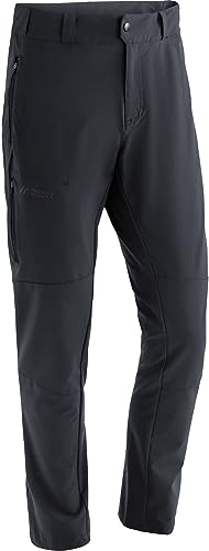 Maier Sports M Latit Slim Schwarz - Schnell trocknende Wasserabweisende Herren Wanderhose, Größe 54 - Farbe Black von Maier Sports