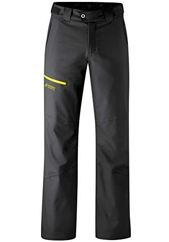 Maier Sports M Narvik Pants Schwarz - wasserdichte atmungsaktive Herren Hardshell Tourenhose, Größe 50 - Farbe Black - S von Maier Sports