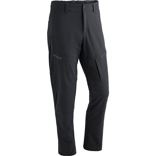 Maier Sports M Naturno Air Grau - Robuste schnell trocknende Herren Tourenhose, Größe 50 - Farbe Black - Graphite von Maier Sports