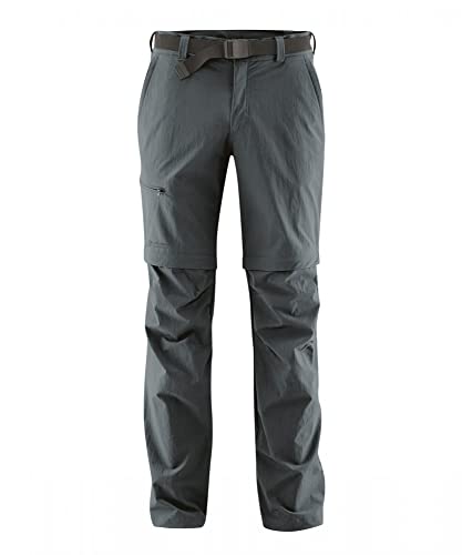 Maier Sports M Tajo 2 Übergrösse Grau - Vielseitige atmungsaktive Herren Zip-Off Trekking-Hose, Größe 62 - Farbe Graphit von Maier Sports