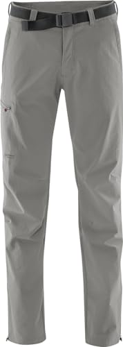 Maier Sports M Torid Slim Grau - Schmale elastische Herren Trekkinghose, Größe 52 - Farbe Pewter von Maier Sports