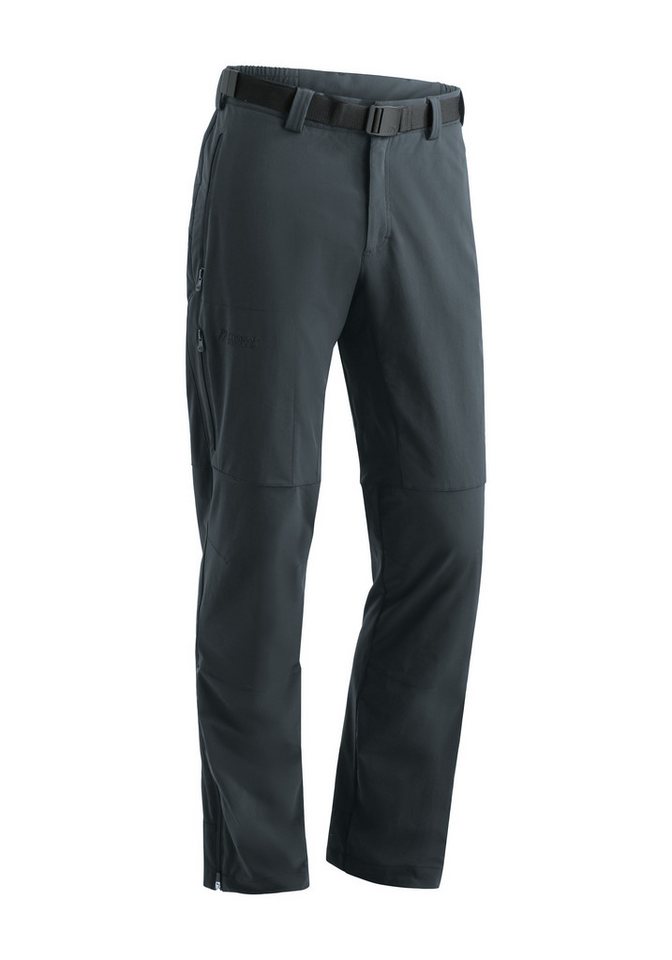 Maier Sports Outdoorhose Halitit M Herren Funktionshose, robuste Wanderhose, 3 Taschen + Gürtel, Reg. Fit von Maier Sports