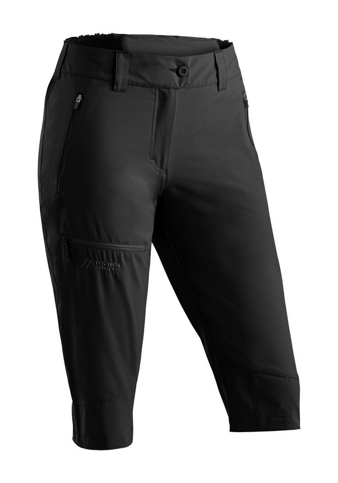 Maier Sports Outdoorhose Lulaka Capri Loop Damen Wanderhose, elastische Funktionshose mit 3 Taschen, Regular Fit von Maier Sports