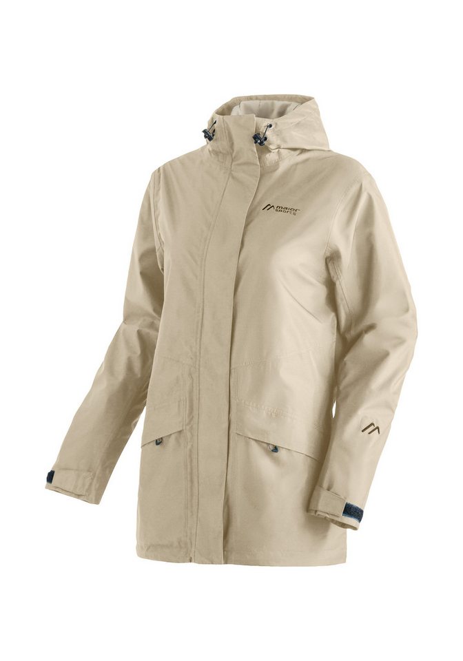 Maier Sports Outdoorjacke Brocken Long W Damen Jacke wasserdicht, Funktionsjacke 2 Taschen außen + Innentasche von Maier Sports