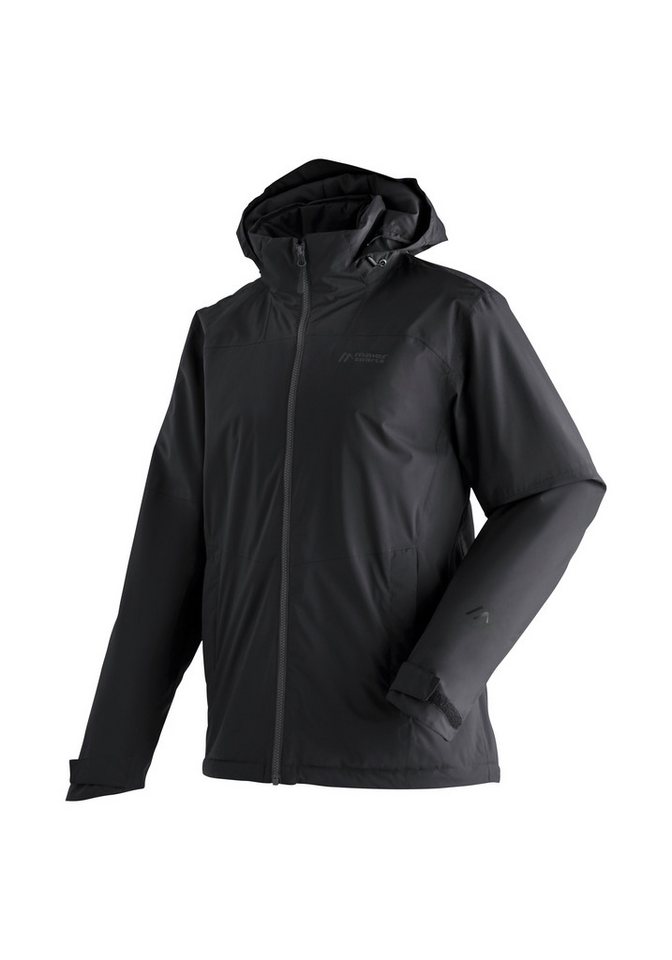 Maier Sports Regenjacke Metor Therm Rec M warme Herren Jacke mit Kapuze, Winterjacke wasserdicht atmungsaktiv von Maier Sports