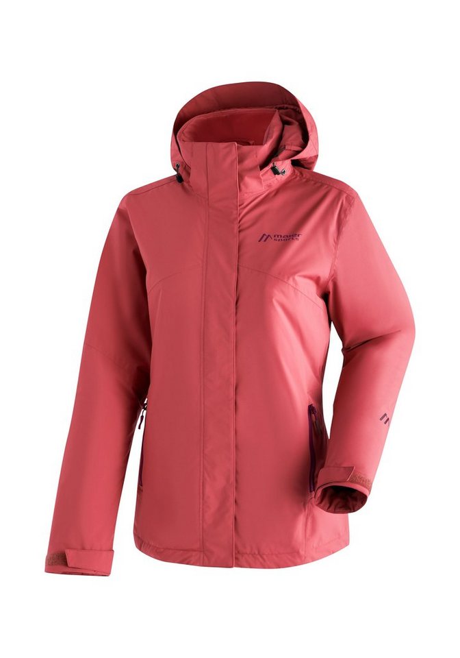Maier Sports Regenjacke Metor Therm Rec W warme Damen Jacke mit Kapuze, Winterjacke wasserdicht atmungsaktiv von Maier Sports