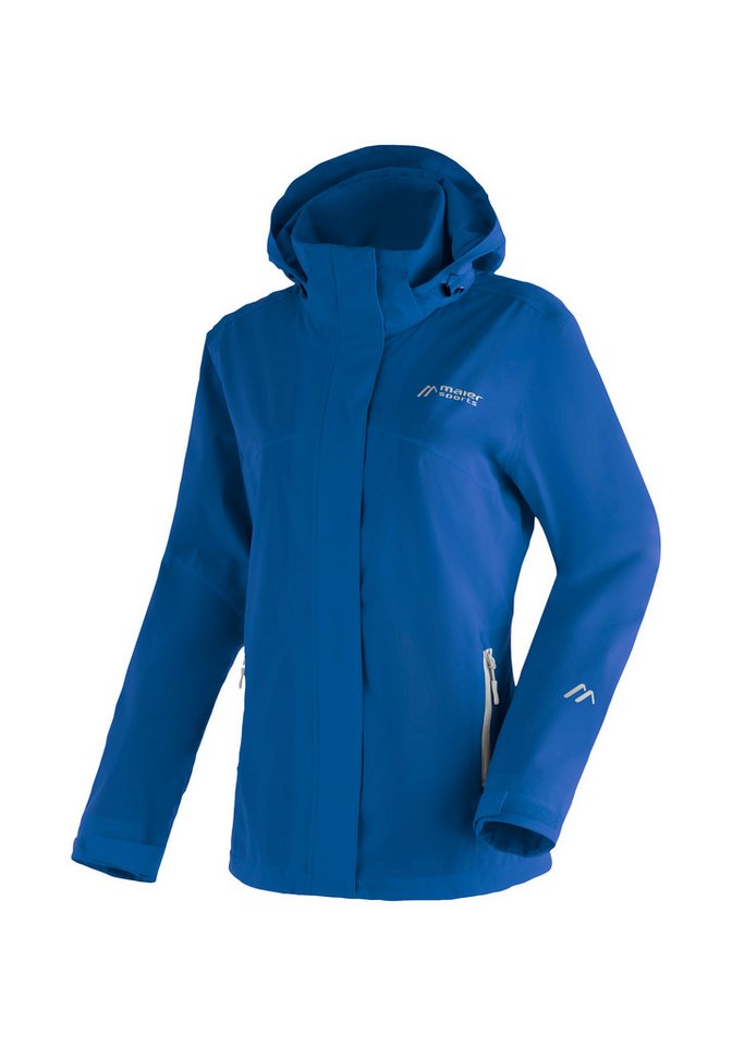 Maier Sports Outdoorjacke Metor rec W Damen Regenjacke wasserdicht mit Kapuze, 2 Taschen außen, Innentasche von Maier Sports