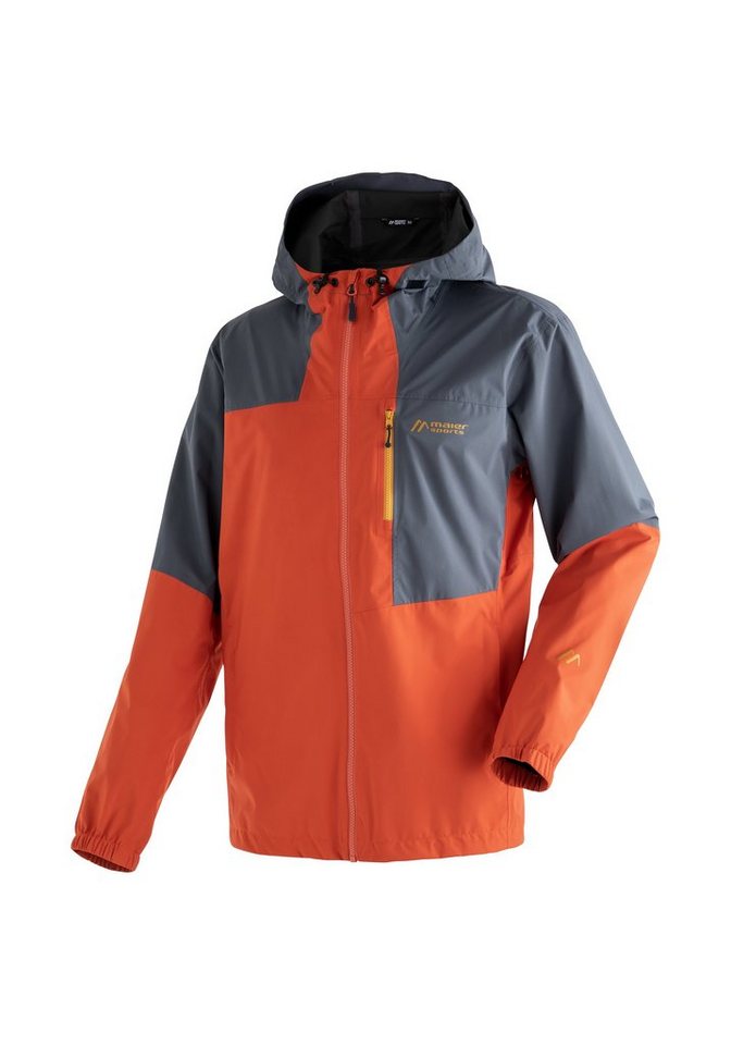 Maier Sports Outdoorjacke Rosvik M Herren Regenjacke mit Kapuze, wasserdichte Wanderjacke, Funktionsjacke von Maier Sports