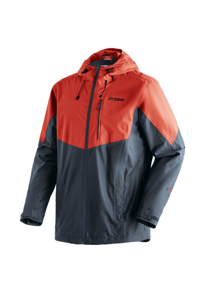 Maier Sports Outdoorjacke Schlufterkopf M Herren Jacke wasserdicht, Funktionsjacke 3 Taschen außen + Innentasche von Maier Sports