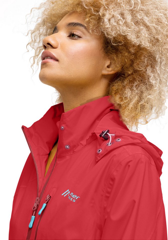 Maier Sports Outdoorjacke Zonda 2.0 W Damen Wanderjacke mit Kapuze, wasserdichte Funktionsjacke von Maier Sports