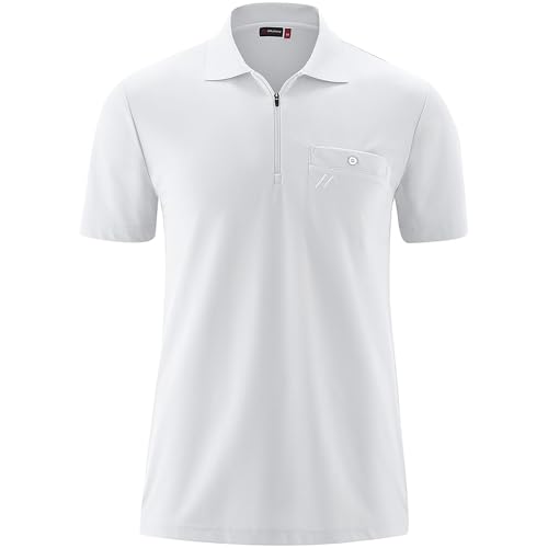 Maier Sports Polos Herren Polo 1/2 Arm Arwin 2.0 White XL von Maier Sports