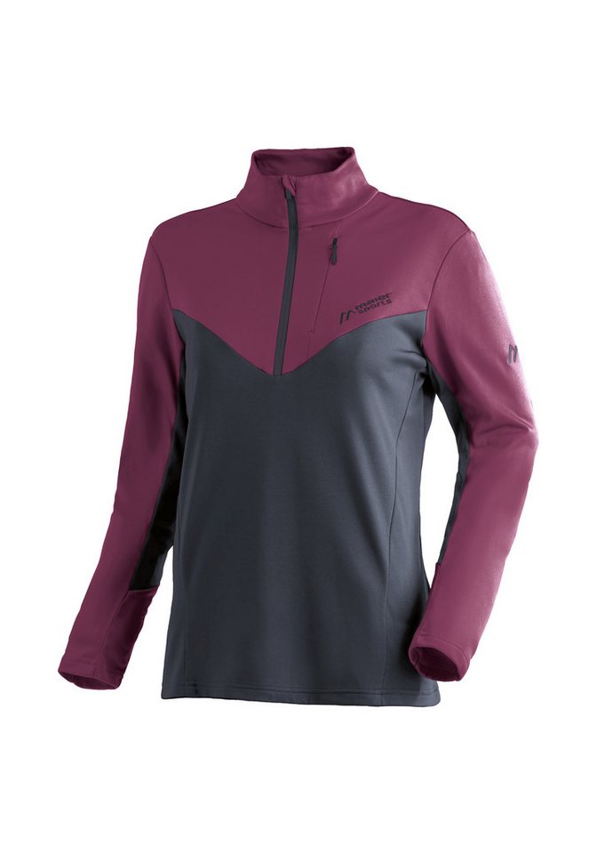 Maier Sports Rollkragenpullover Evii Damen Midlayer, warmes und schnelltrocknendes Fleece von Maier Sports