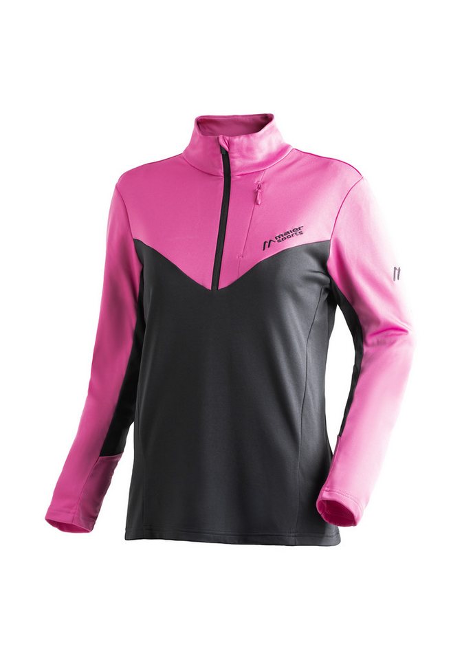 Maier Sports Rollkragenpullover Evii Damen Midlayer, warmes und schnelltrocknendes Fleece von Maier Sports