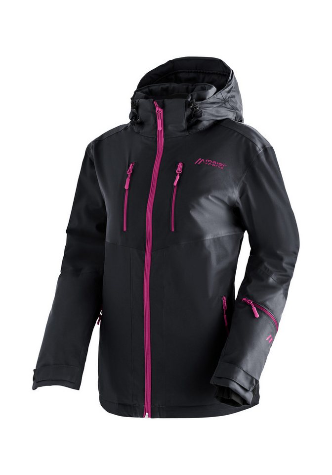Maier Sports Skijacke INA Damen Winterjacke, wasserdicht, 5 RV-Taschen und Kapuze, Regular fit von Maier Sports